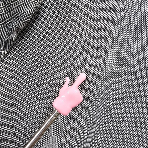 David‎ Donahue Shirt Mens 18 (34/35) Gray Trim Button Up Long Sleeve Office - Picture 6 of 14